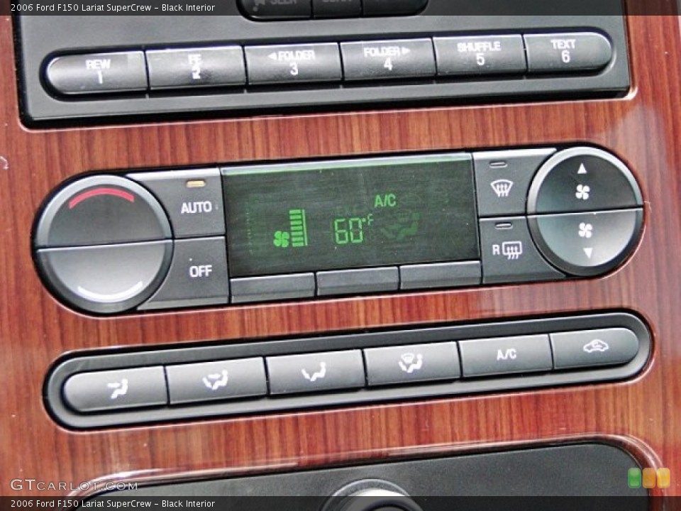 Black Interior Controls for the 2006 Ford F150 Lariat SuperCrew #95684535