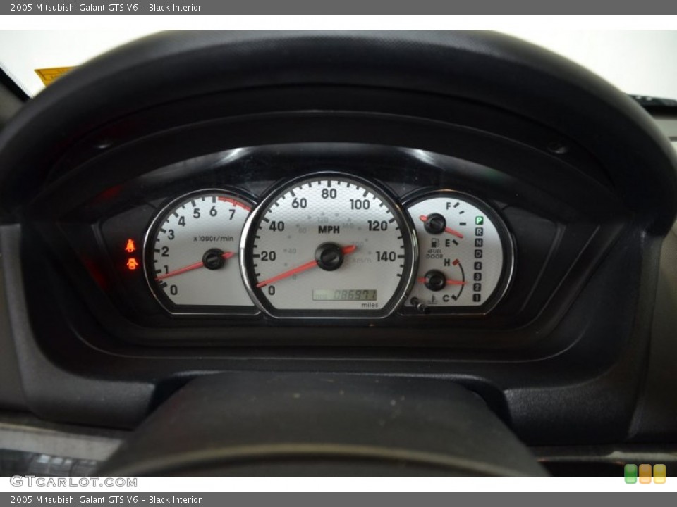 Black Interior Gauges for the 2005 Mitsubishi Galant GTS V6 #95690685