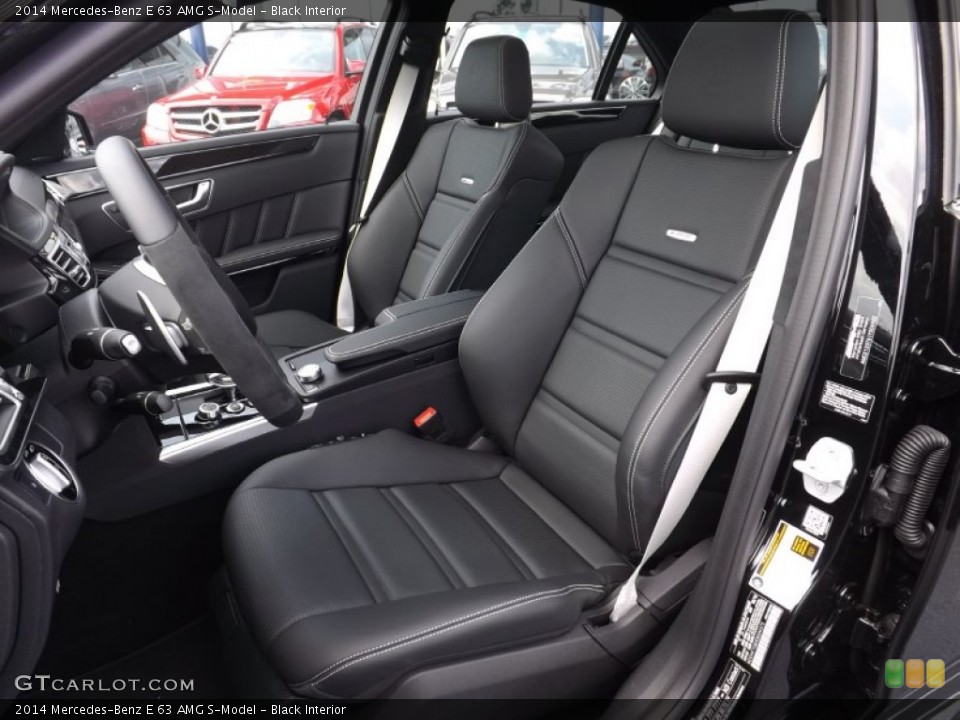 Black Interior Front Seat for the 2014 Mercedes-Benz E 63 AMG S-Model #95694324