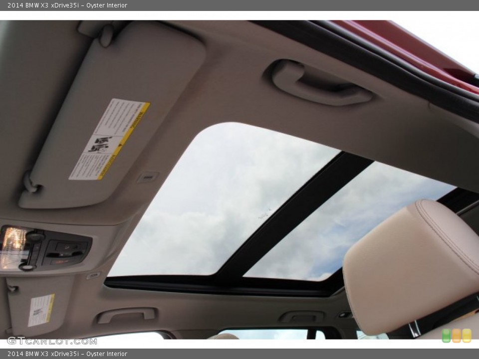 Oyster Interior Sunroof for the 2014 BMW X3 xDrive35i #95707997