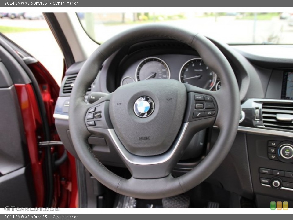 Oyster Interior Steering Wheel for the 2014 BMW X3 xDrive35i #95708084