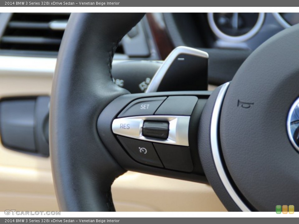 Venetian Beige Interior Controls for the 2014 BMW 3 Series 328i xDrive Sedan #95709560