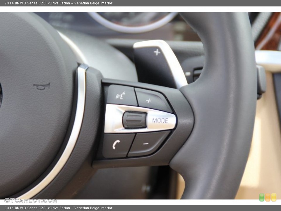 Venetian Beige Interior Controls for the 2014 BMW 3 Series 328i xDrive Sedan #95709584