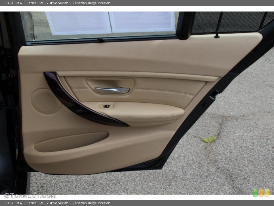 Venetian Beige Interior Door Panel for the 2014 BMW 3 Series 328i xDrive Sedan #95709671