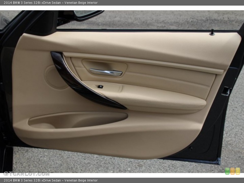 Venetian Beige Interior Door Panel for the 2014 BMW 3 Series 328i xDrive Sedan #95709709