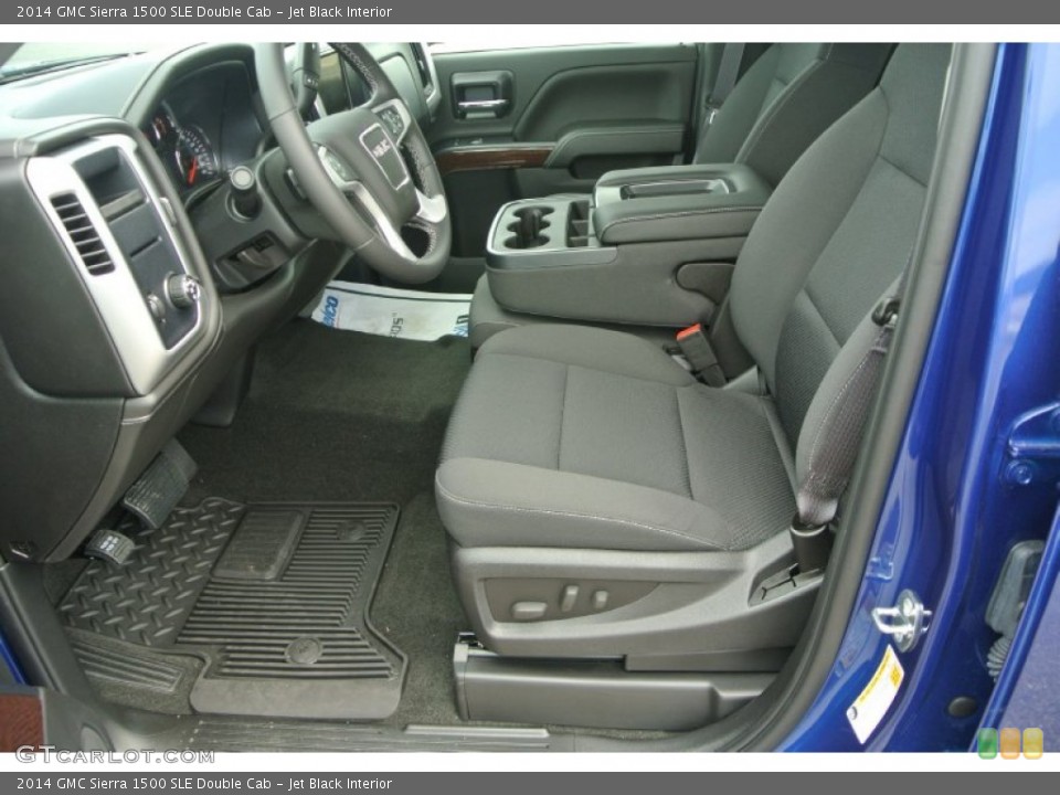 Jet Black Interior Photo for the 2014 GMC Sierra 1500 SLE Double Cab #95712107