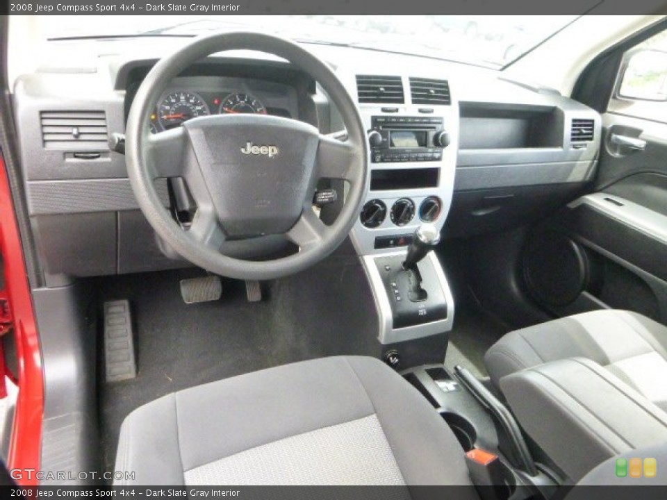 Dark Slate Gray Interior Photo for the 2008 Jeep Compass Sport 4x4 #95712860