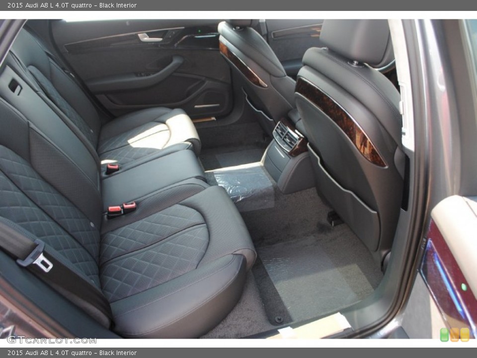 Black Interior Rear Seat for the 2015 Audi A8 L 4.0T quattro #95714573