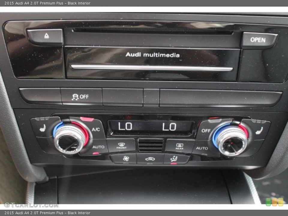Black Interior Controls for the 2015 Audi A4 2.0T Premium Plus #95716256