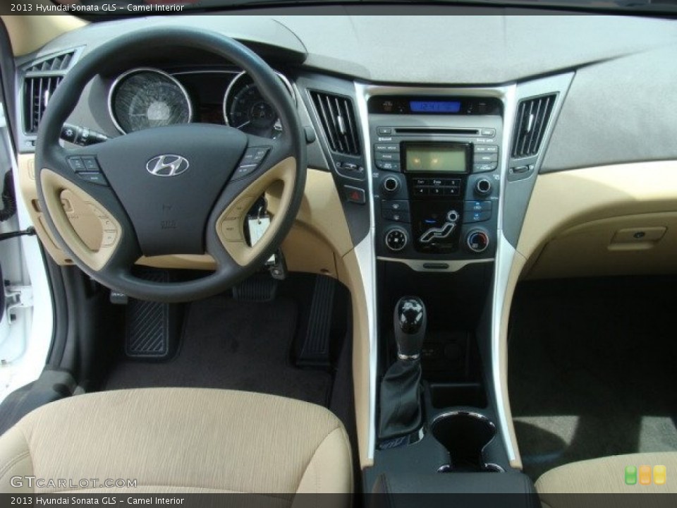 Camel Interior Dashboard for the 2013 Hyundai Sonata GLS #95717183