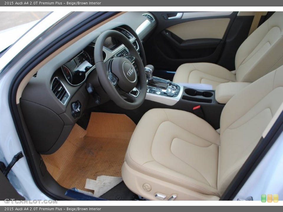 Beige/Brown Interior Photo for the 2015 Audi A4 2.0T Premium Plus #95718008