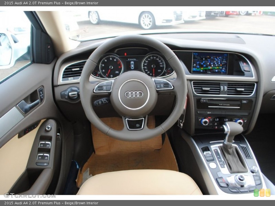 Beige/Brown Interior Dashboard for the 2015 Audi A4 2.0T Premium Plus #95718083