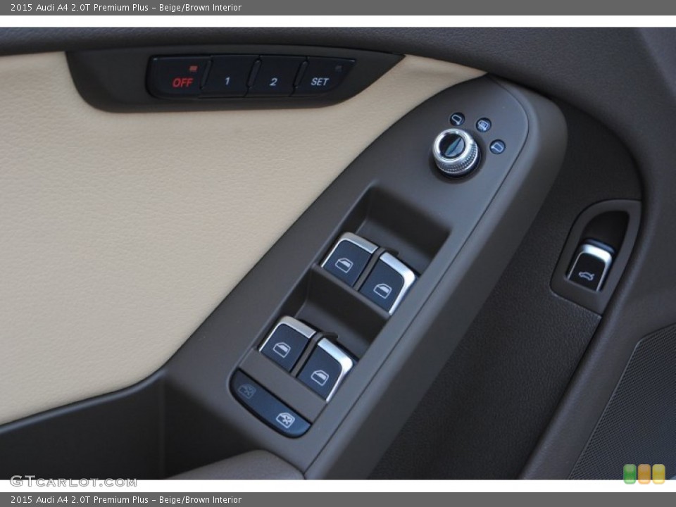 Beige/Brown Interior Controls for the 2015 Audi A4 2.0T Premium Plus #95718158