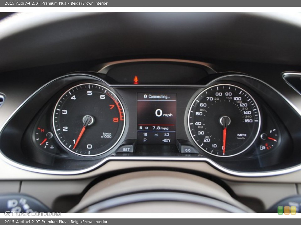 Beige/Brown Interior Gauges for the 2015 Audi A4 2.0T Premium Plus #95718248