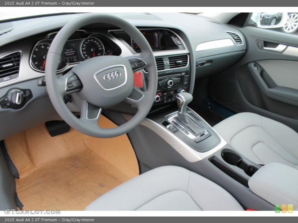 Gray/Gray 2015 Audi A4 Interiors