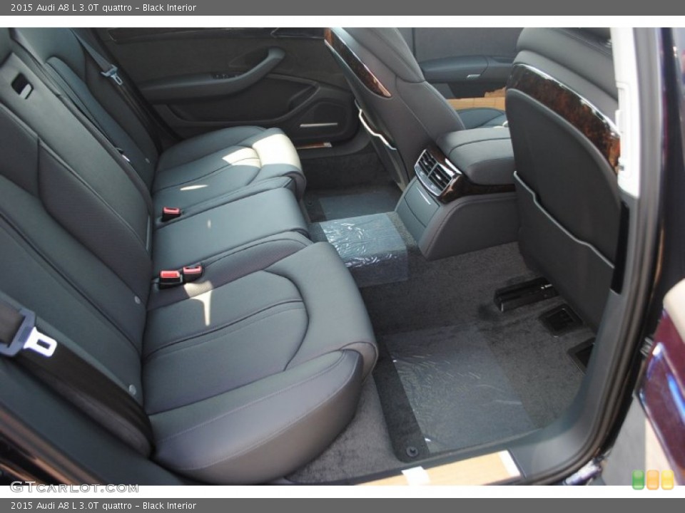 Black Interior Rear Seat for the 2015 Audi A8 L 3.0T quattro #95722445