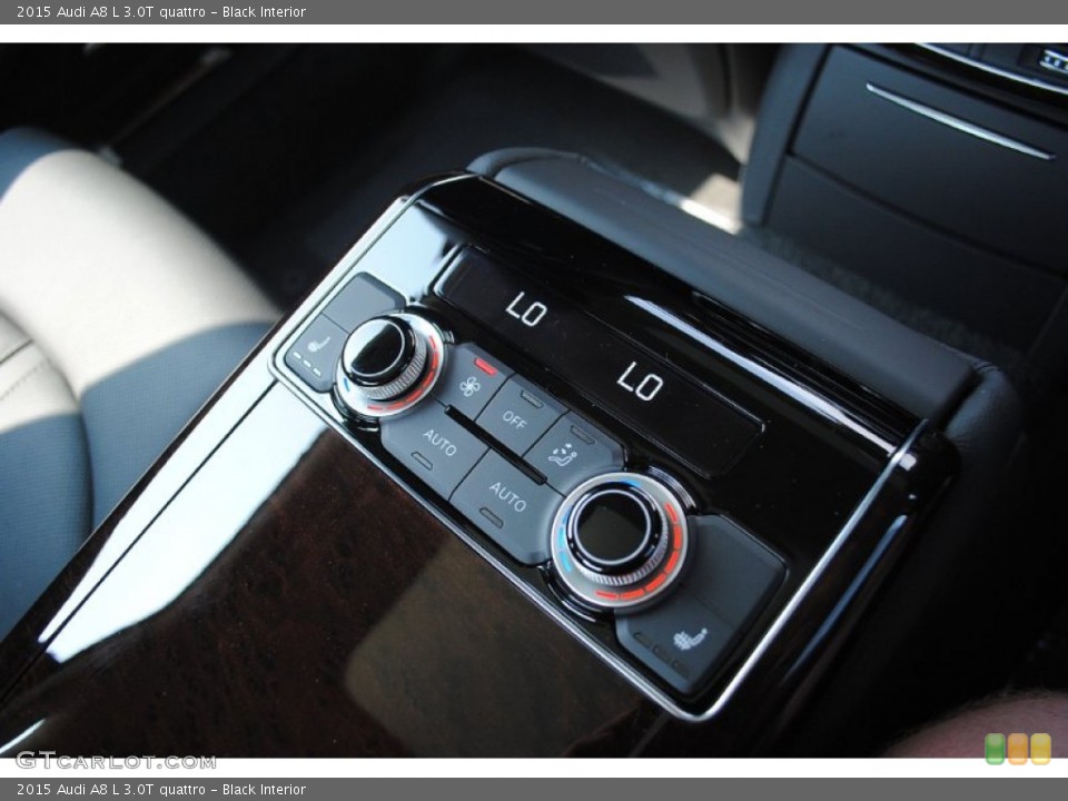 Black Interior Controls for the 2015 Audi A8 L 3.0T quattro #95722559