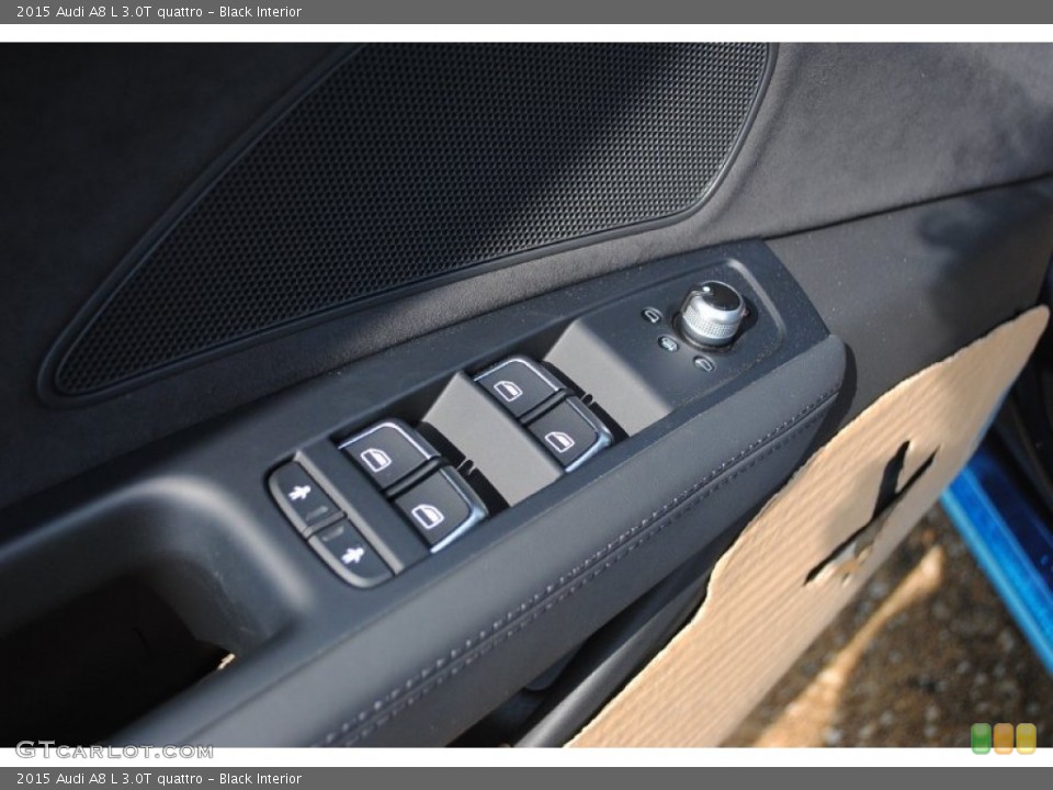 Black Interior Controls for the 2015 Audi A8 L 3.0T quattro #95722697