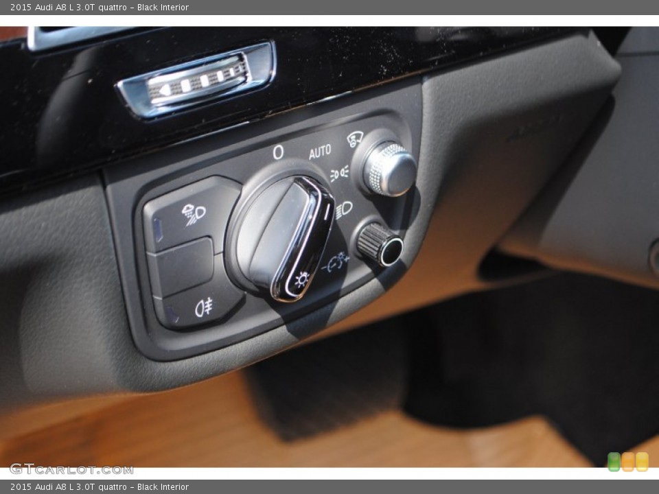 Black Interior Controls for the 2015 Audi A8 L 3.0T quattro #95722739