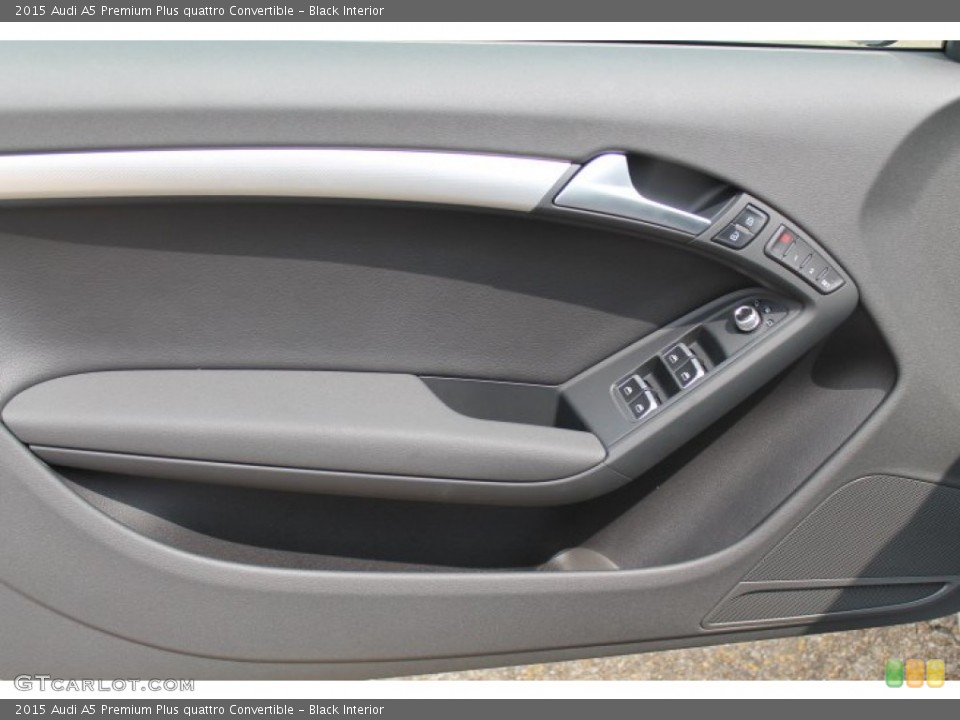 Black Interior Door Panel for the 2015 Audi A5 Premium Plus quattro Convertible #95723330