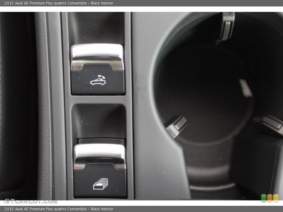 Black Interior Controls for the 2015 Audi A5 Premium Plus quattro Convertible #95723462
