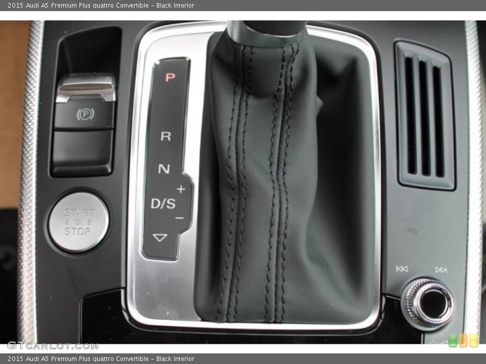 Black Interior Transmission for the 2015 Audi A5 Premium Plus quattro Convertible #95723498