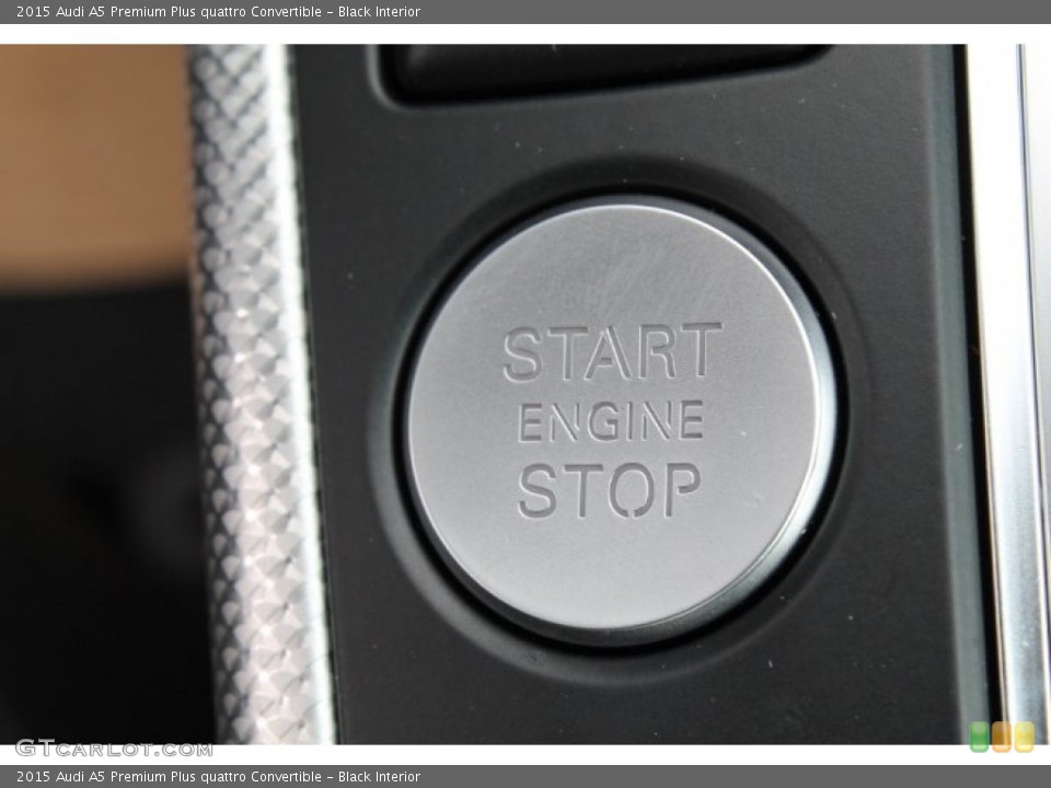 Black Interior Controls for the 2015 Audi A5 Premium Plus quattro Convertible #95723519