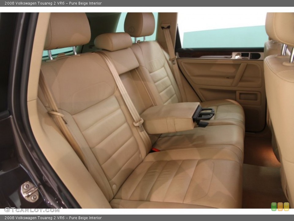 Pure Beige Interior Rear Seat for the 2008 Volkswagen Touareg 2 VR6 #95723753