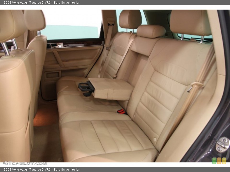 Pure Beige Interior Rear Seat for the 2008 Volkswagen Touareg 2 VR6 #95723771