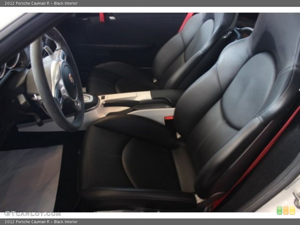 Black Interior Front Seat for the 2012 Porsche Cayman R #95725646