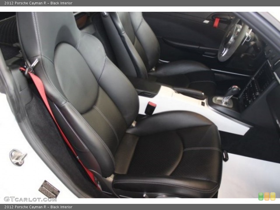 Black Interior Front Seat for the 2012 Porsche Cayman R #95725880