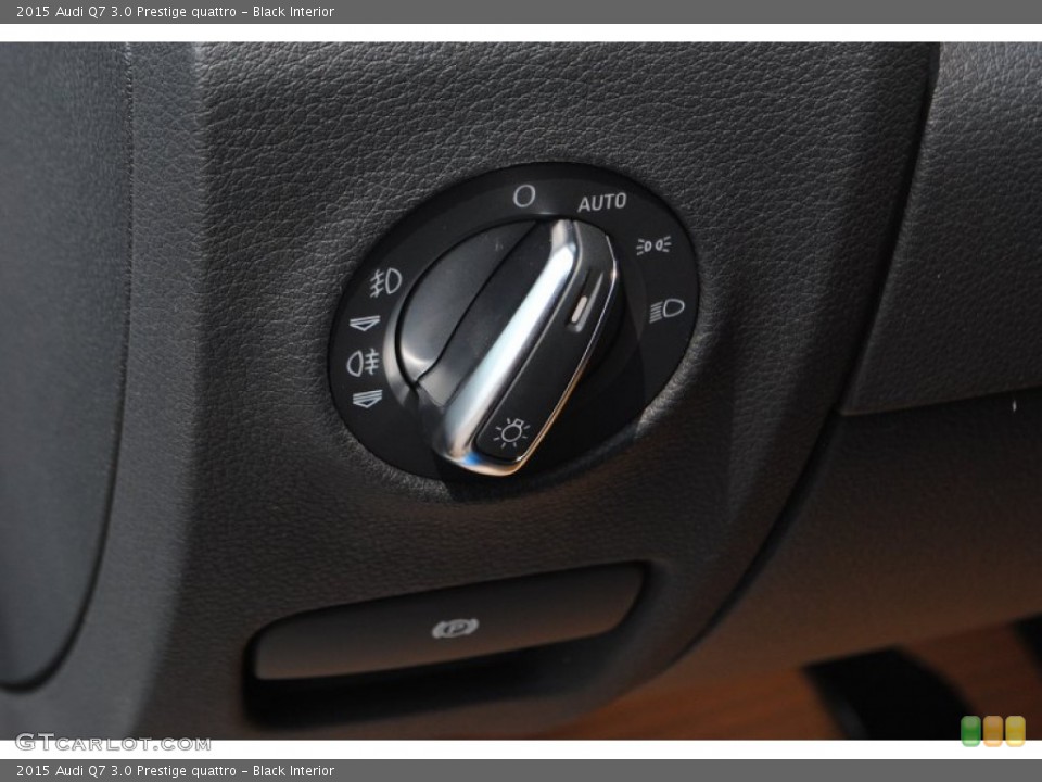 Black Interior Controls for the 2015 Audi Q7 3.0 Prestige quattro #95726111