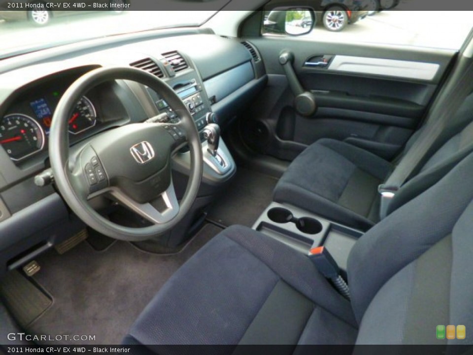 Black Interior Photo for the 2011 Honda CR-V EX 4WD #95726372