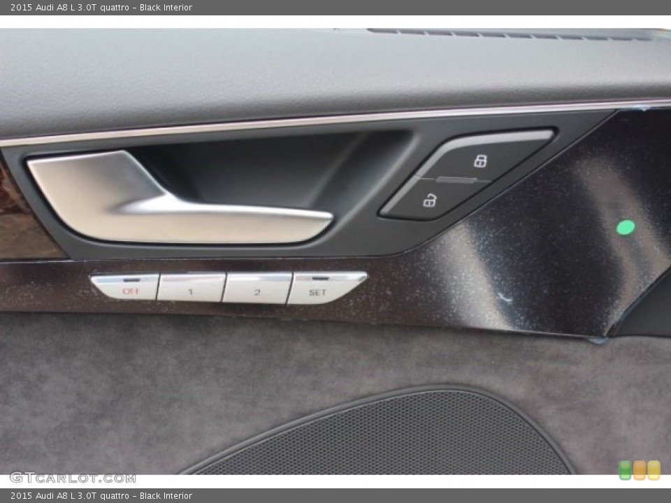 Black Interior Controls for the 2015 Audi A8 L 3.0T quattro #95726966