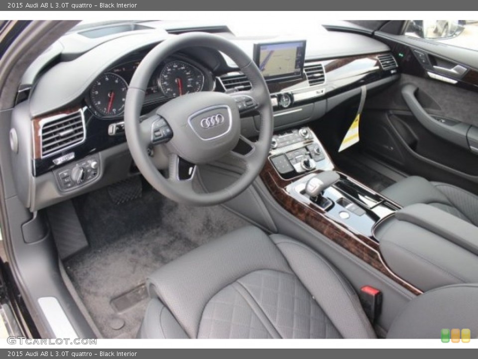 Black Interior Prime Interior for the 2015 Audi A8 L 3.0T quattro #95726984