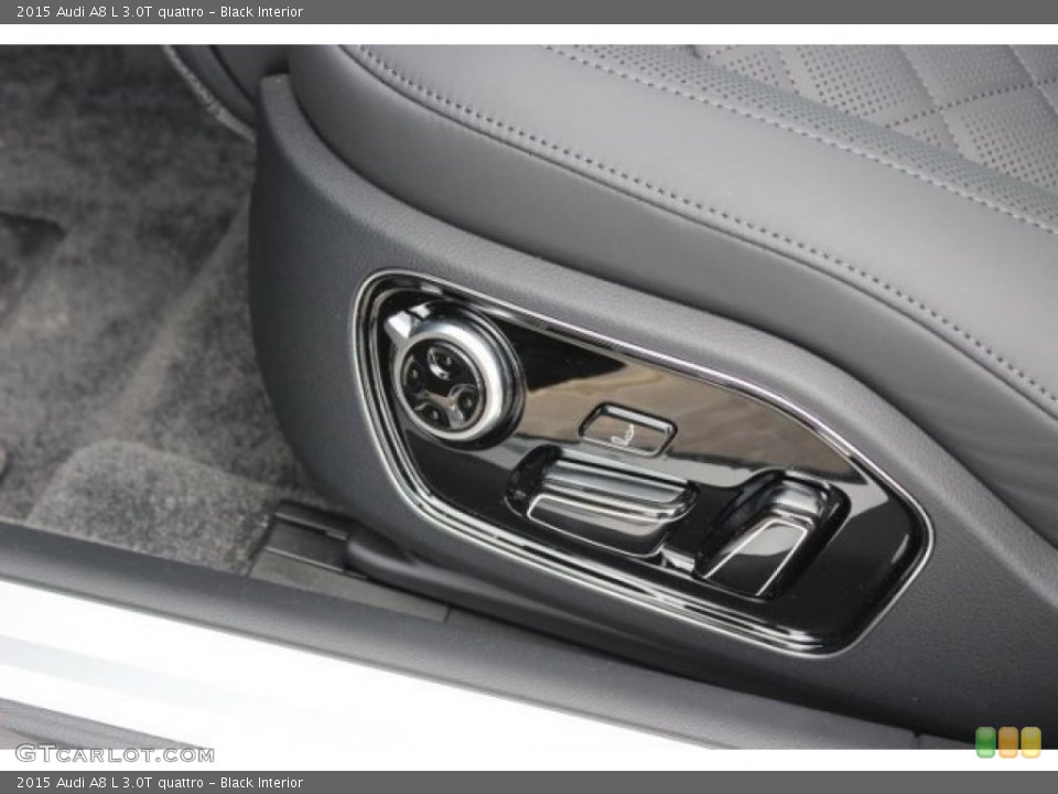 Black Interior Controls for the 2015 Audi A8 L 3.0T quattro #95727020