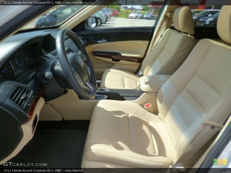 Ivory Interior Photo for the 2011 Honda Accord Crosstour EX-L 4WD #95727077