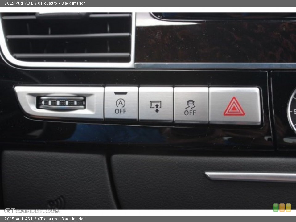 Black Interior Controls for the 2015 Audi A8 L 3.0T quattro #95727143