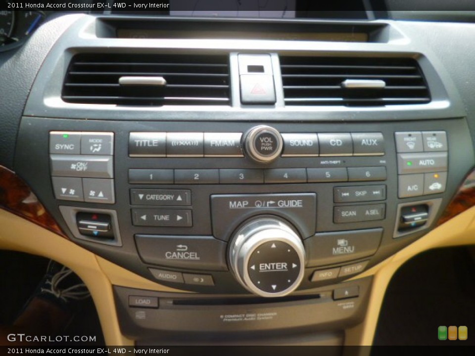 Ivory Interior Controls for the 2011 Honda Accord Crosstour EX-L 4WD #95727179
