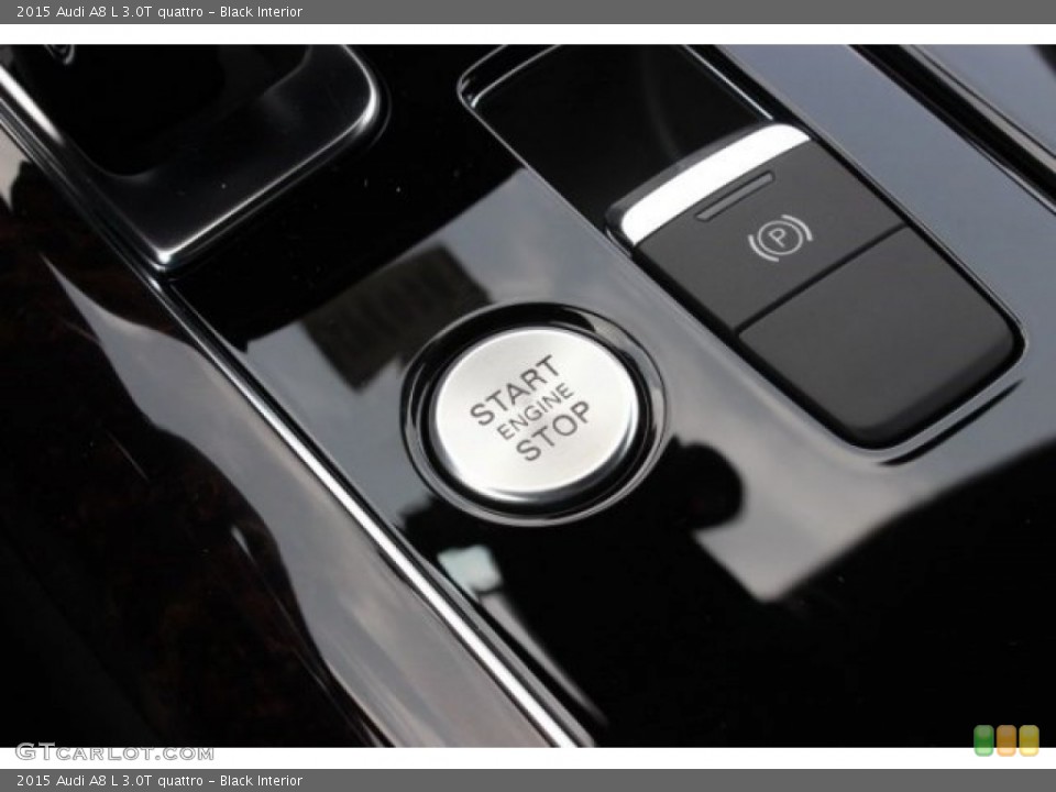 Black Interior Controls for the 2015 Audi A8 L 3.0T quattro #95727194