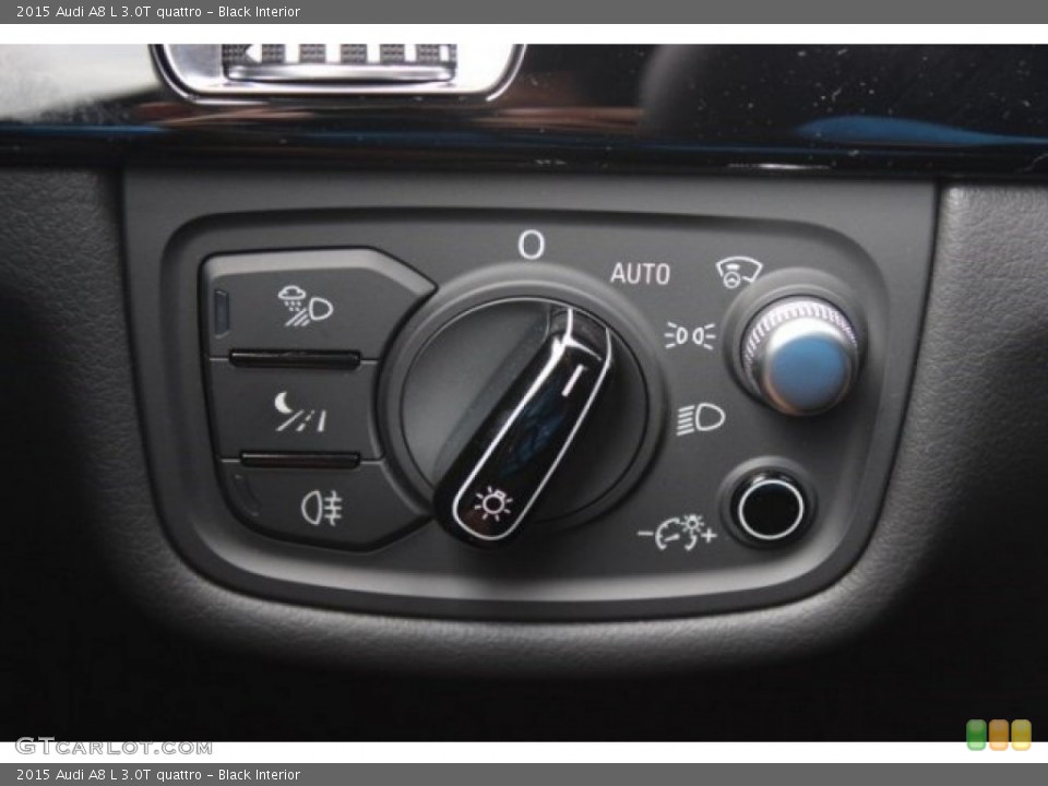 Black Interior Controls for the 2015 Audi A8 L 3.0T quattro #95727242