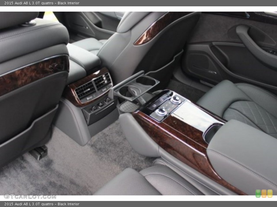 Black Interior Rear Seat for the 2015 Audi A8 L 3.0T quattro #95727305
