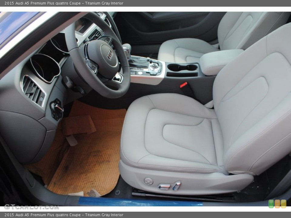 Titanium Gray Interior Photo for the 2015 Audi A5 Premium Plus quattro Coupe #95727776