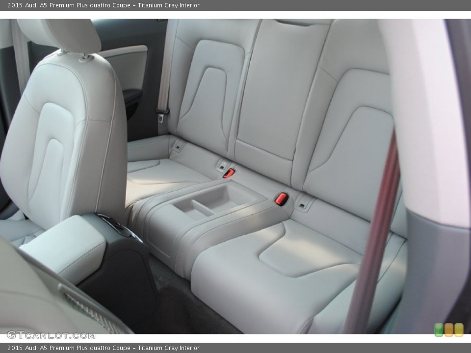 Titanium Gray Interior Rear Seat for the 2015 Audi A5 Premium Plus quattro Coupe #95727791