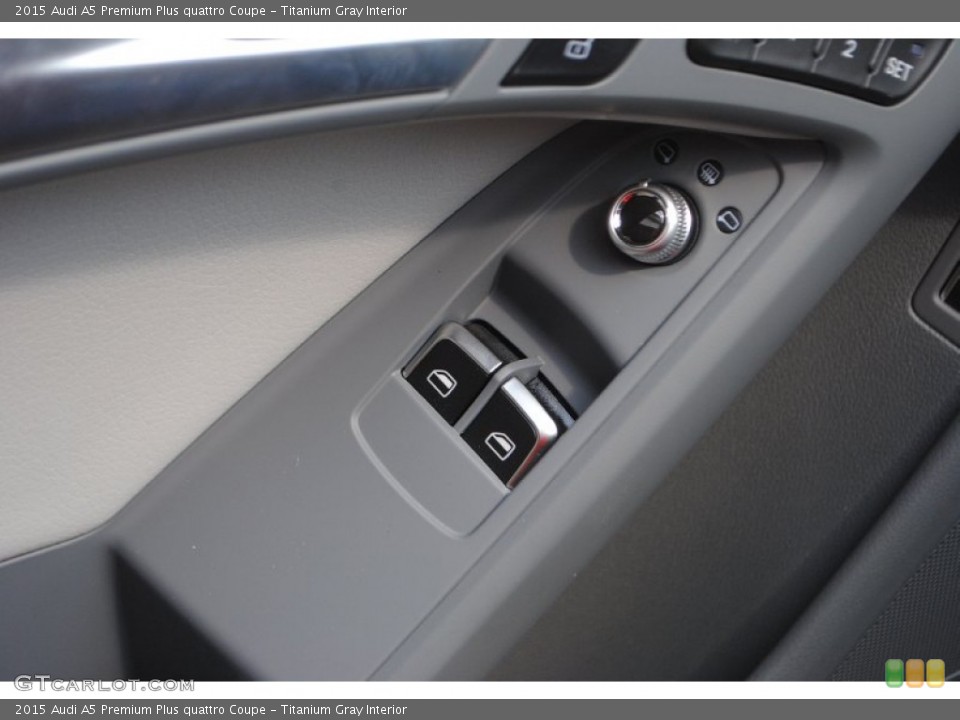 Titanium Gray Interior Controls for the 2015 Audi A5 Premium Plus quattro Coupe #95727866