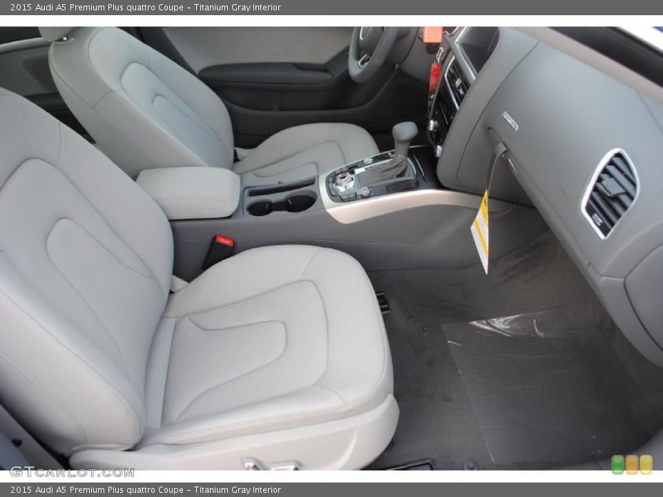 Titanium Gray Interior Photo for the 2015 Audi A5 Premium Plus quattro Coupe #95728753