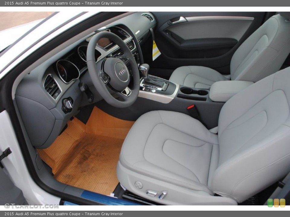 Titanium Gray Interior Photo for the 2015 Audi A5 Premium Plus quattro Coupe #95730206