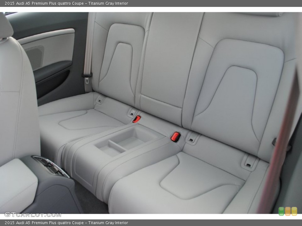 Titanium Gray Interior Rear Seat for the 2015 Audi A5 Premium Plus quattro Coupe #95730218