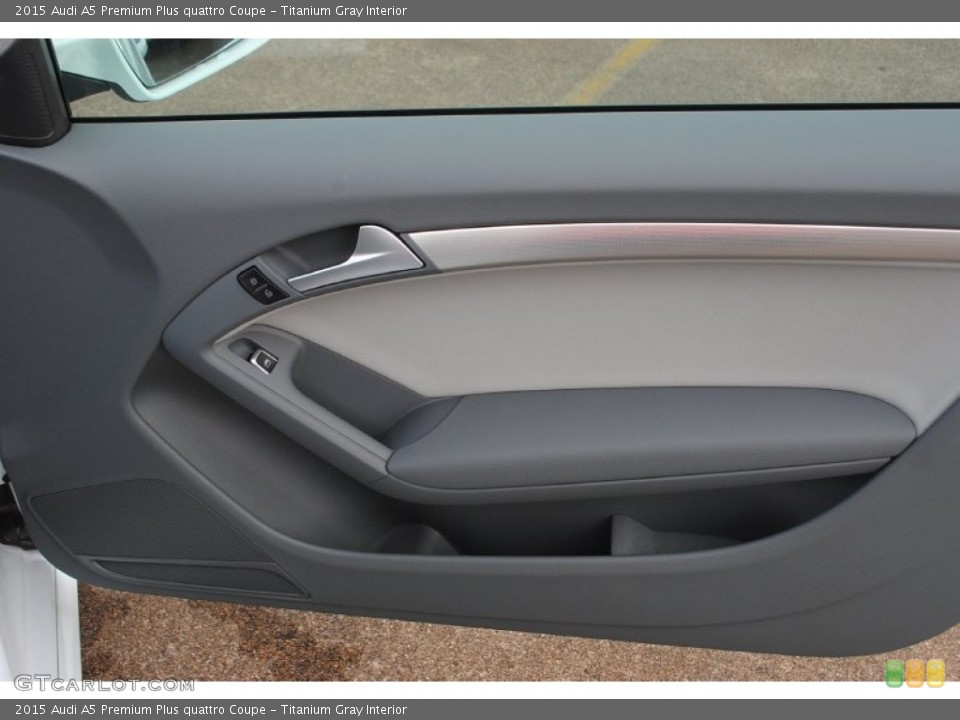 Titanium Gray Interior Door Panel for the 2015 Audi A5 Premium Plus quattro Coupe #95730230