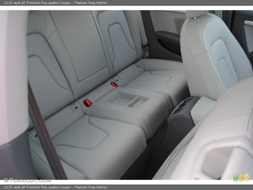 Titanium Gray Interior Rear Seat for the 2015 Audi A5 Premium Plus quattro Coupe #95730248
